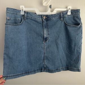Lee Jean Skort size 22m women’s denim 22